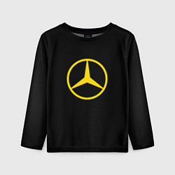 Детский лонгслив Mercedes logo yello