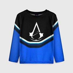 Детский лонгслив Assassins Creed logo abstergo