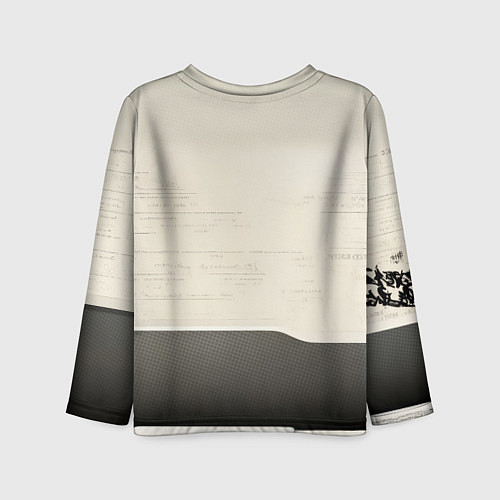 Детский лонгслив Девушка-кошка в болотной толстовке / 3D-принт – фото 2