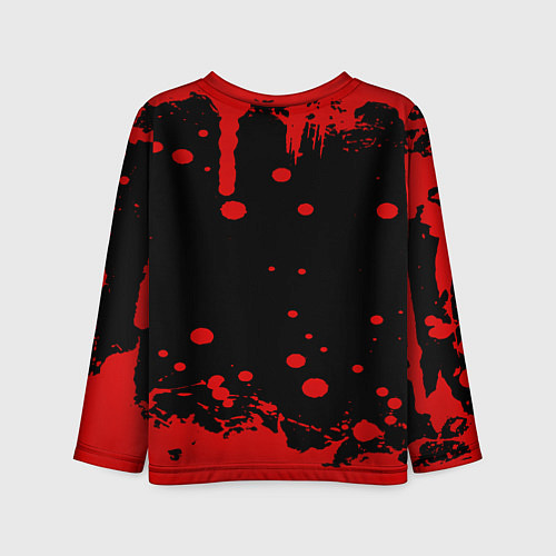 Детский лонгслив Amomg us краски / 3D-принт – фото 2