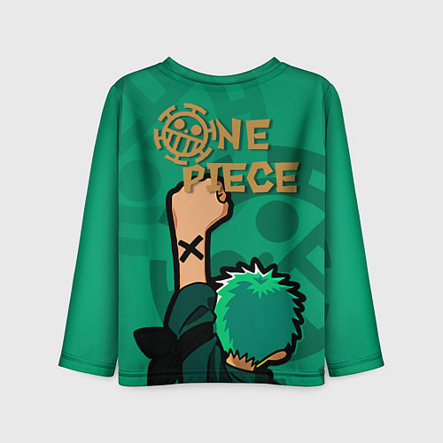 Детский лонгслив One Piece Zoro Roronoa / 3D-принт – фото 2