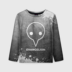 Лонгслив детский Evangelion - grey gradient, цвет: 3D-принт