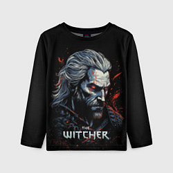 Лонгслив детский The Witcher blood, цвет: 3D-принт