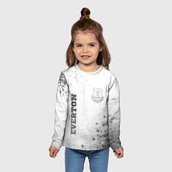 Лонгслив детский Everton - white gradient вертикально, цвет: 3D-принт — фото 2