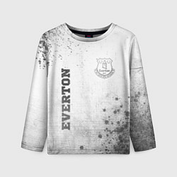 Детский лонгслив Everton - white gradient вертикально