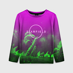 Детский лонгслив Starfield space rpg