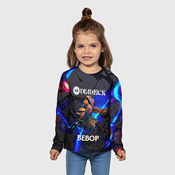 Лонгслив детский Deadlock logo and Bebop, цвет: 3D-принт — фото 2