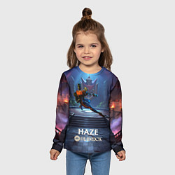 Лонгслив детский Haze Deadlock, цвет: 3D-принт — фото 2