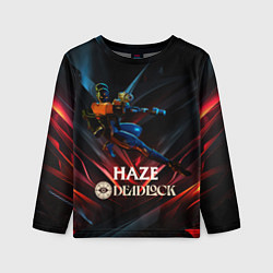 Лонгслив детский Deadlock Haze dark, цвет: 3D-принт