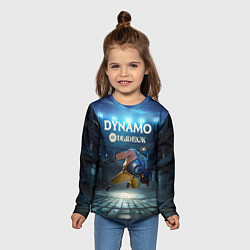 Лонгслив детский Deadlock Динамо, цвет: 3D-принт — фото 2
