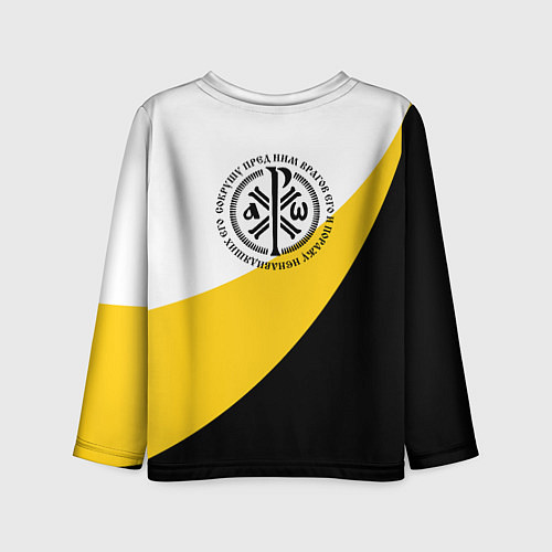 Детский лонгслив Сокрушу пред ним врагов его большой КЦК / 3D-принт – фото 2