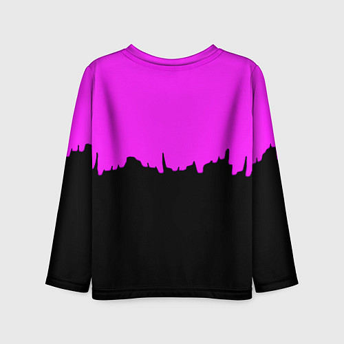 Детский лонгслив Tekken розовая геометрия / 3D-принт – фото 2