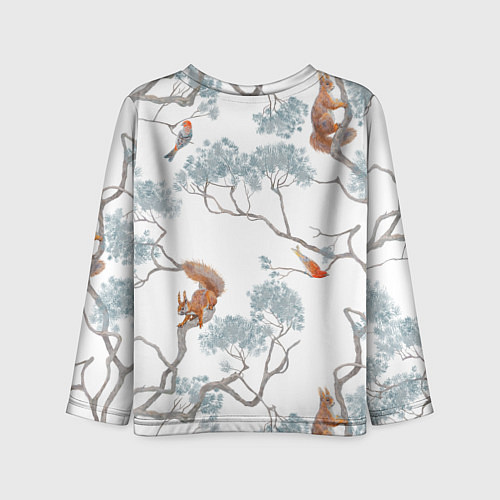 Детский лонгслив Уральский паттерн / 3D-принт – фото 2