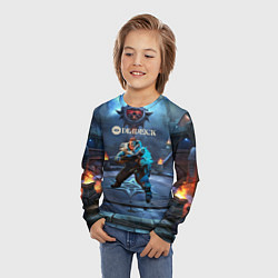 Лонгслив детский Kelvin Deadlock, цвет: 3D-принт — фото 2