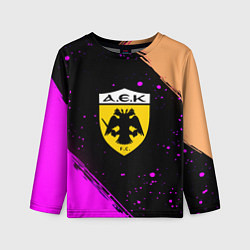 Детский лонгслив AEK fc geometry splash