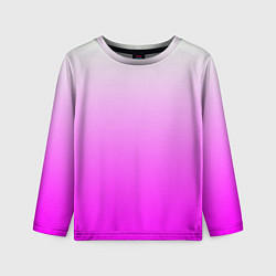 Лонгслив детский Gradient color pink, цвет: 3D-принт