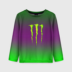Детский лонгслив Monster energy gradient