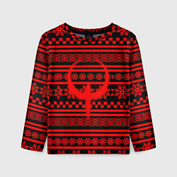 Детский лонгслив Quake winter pattern