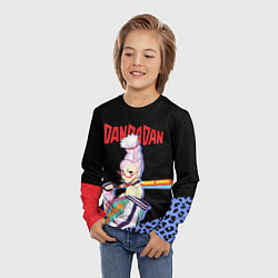 Лонгслив детский Дандадан: Бабушка медиум, цвет: 3D-принт — фото 2