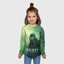 Лонгслив детский Stalker 2 сердце Чернобыля, цвет: 3D-принт — фото 2