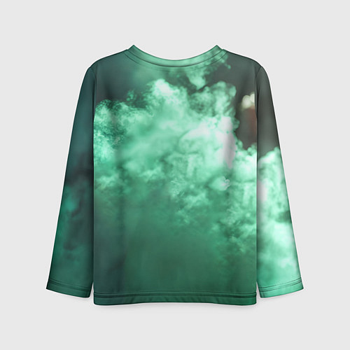 Детский лонгслив Stalker 2 череп с зелеными глазами / 3D-принт – фото 2