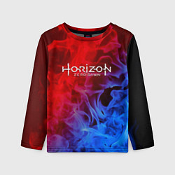 Детский лонгслив Horizon zero dawn fire gradient