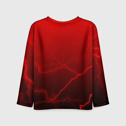 Детский лонгслив Starcraft молнии / 3D-принт – фото 2