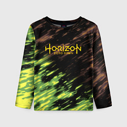 Детский лонгслив Horizon: Zero Dawn краски