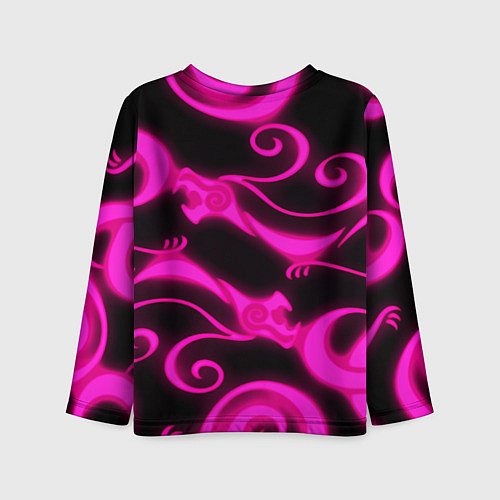 Детский лонгслив Sleeping dogs japan gta dragon / 3D-принт – фото 2