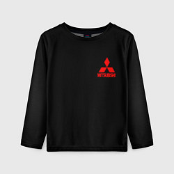 Лонгслив детский Mitsubishi logo, цвет: 3D-принт