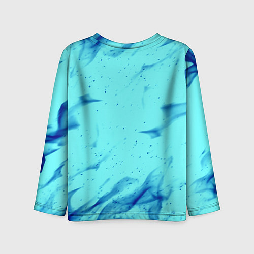 Детский лонгслив Deathloop neon flame / 3D-принт – фото 2