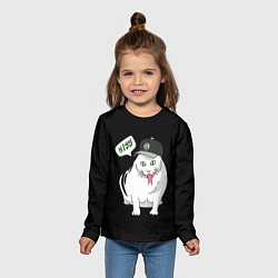 Лонгслив детский Котозмей - Бендер, цвет: 3D-принт — фото 2