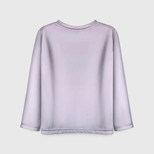 Детский лонгслив Геометрическая абстракция с треугольниками и пятни / 3D-принт – фото 2