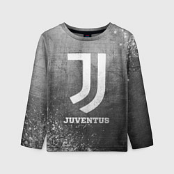 Лонгслив детский Juventus - grey gradient, цвет: 3D-принт