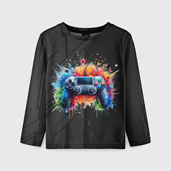 Лонгслив детский Игровой геймпад, цвет: 3D-принт