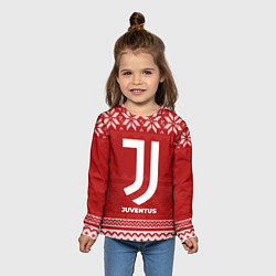 Лонгслив детский Новогодний Juventus, цвет: 3D-принт — фото 2