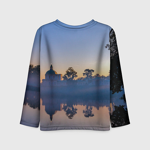 Детский лонгслив Вечер в Ораниенбауме / 3D-принт – фото 2