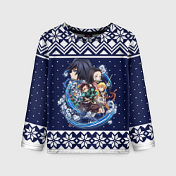 Детский лонгслив Demon slayer sweater