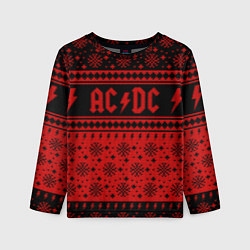 Детский лонгслив ACDC christmas sweater