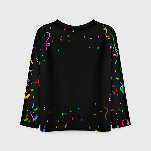 Детский лонгслив Hoffenheim конфети / 3D-принт – фото 2