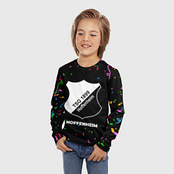 Лонгслив детский Hoffenheim конфети, цвет: 3D-принт — фото 2