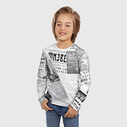 Лонгслив детский Izvestiya, цвет: 3D-принт — фото 2