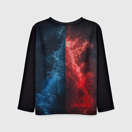 Детский лонгслив Дарт Вейдер - две стороны силы / 3D-принт – фото 2