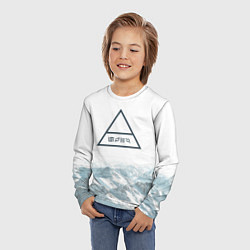 Лонгслив детский 30 Seconds to Mars - рок группа, цвет: 3D-принт — фото 2