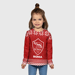 Лонгслив детский Новогодний Roma, цвет: 3D-принт — фото 2