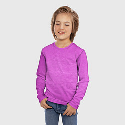 Лонгслив детский Текстура розовой кожи, цвет: 3D-принт — фото 2