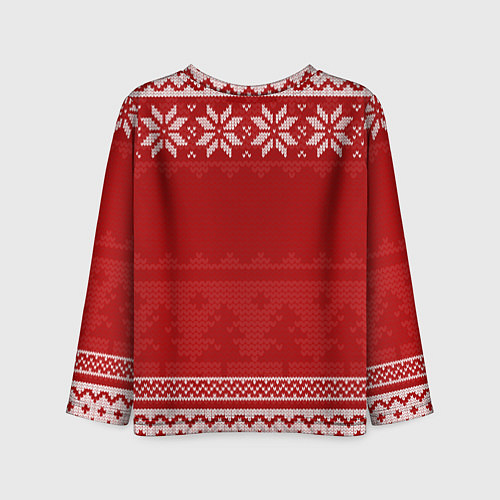 Детский лонгслив Новогодний Bayern / 3D-принт – фото 2