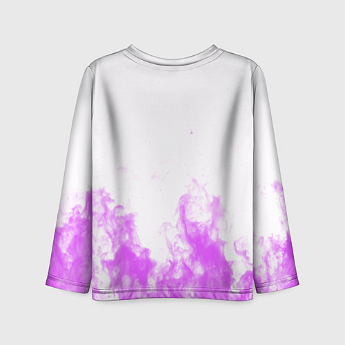 Детский лонгслив Monster energy neon flame / 3D-принт – фото 2