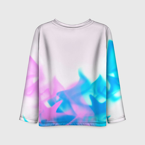 Детский лонгслив Quake neon flame / 3D-принт – фото 2