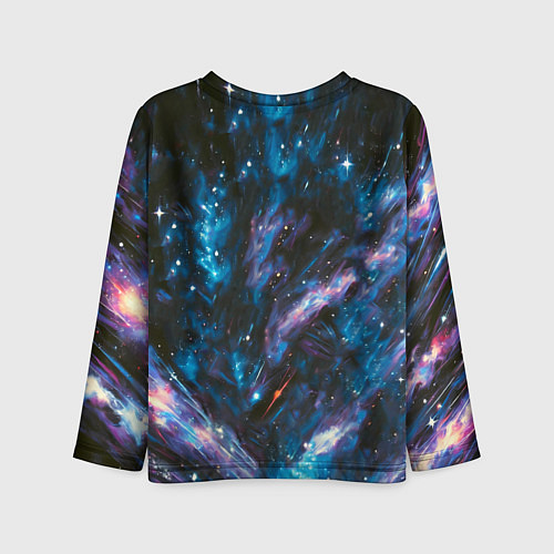 Детский лонгслив Бейсболист с мячом / 3D-принт – фото 2